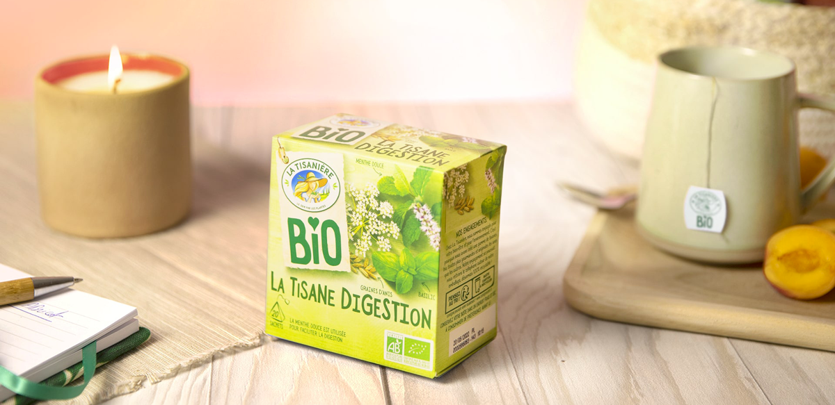 Tisane Digestion bio à la menthe douce La Tisanière