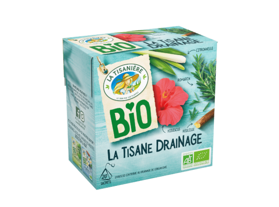 La Tisanière Infusion Drainage la Boîte de 25 Sachets 37.5 g net