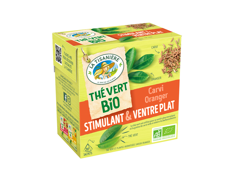Thé vert Bio Stimulant & Ventre Plat - La Tisanière